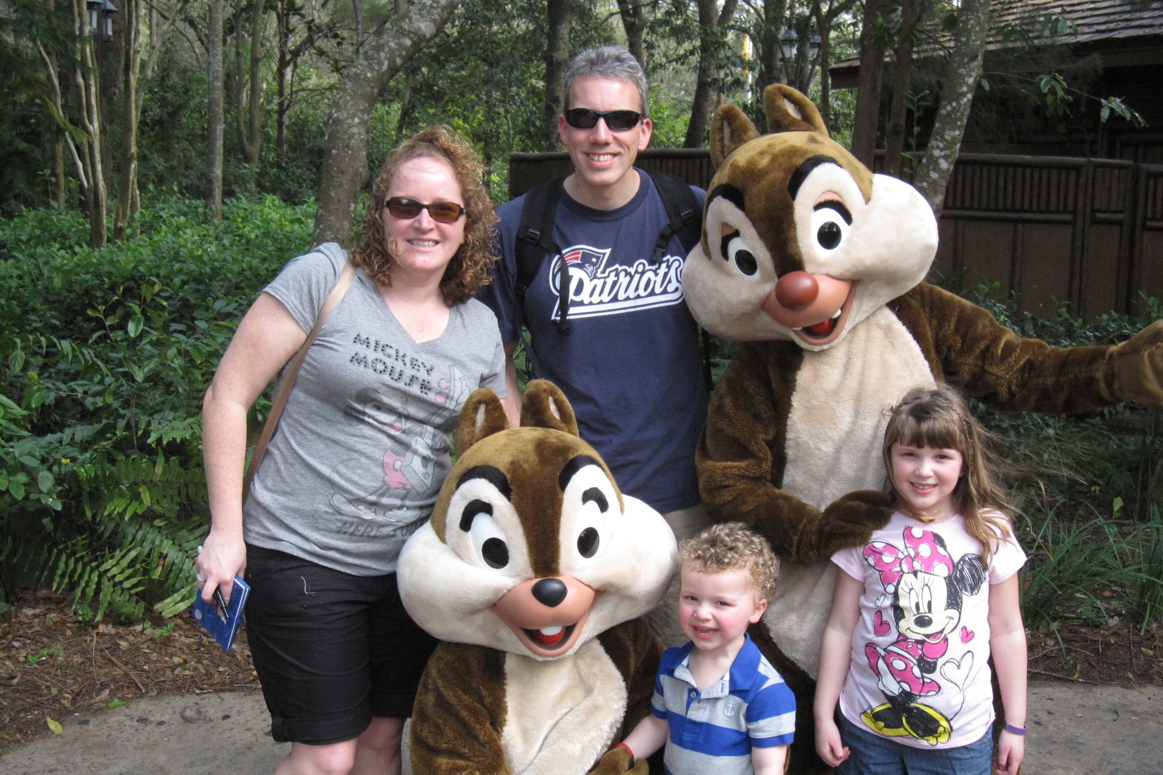 family with the Chip N Dale