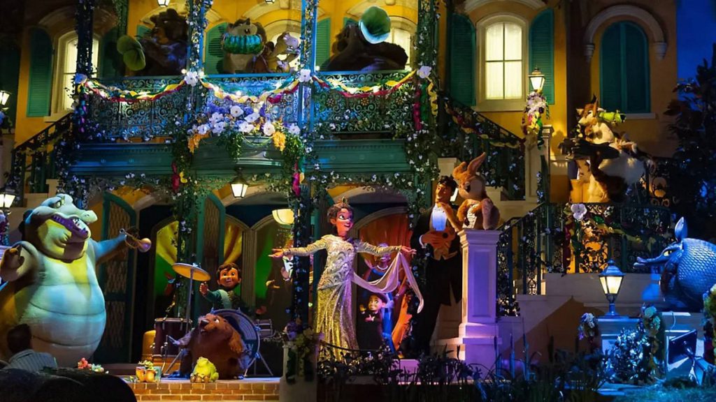 tianas bayou adventure celebration scene