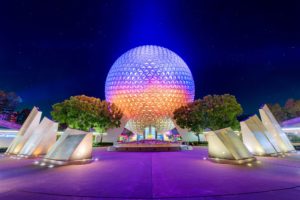epcot spaceship earth fountain leave a legacy
