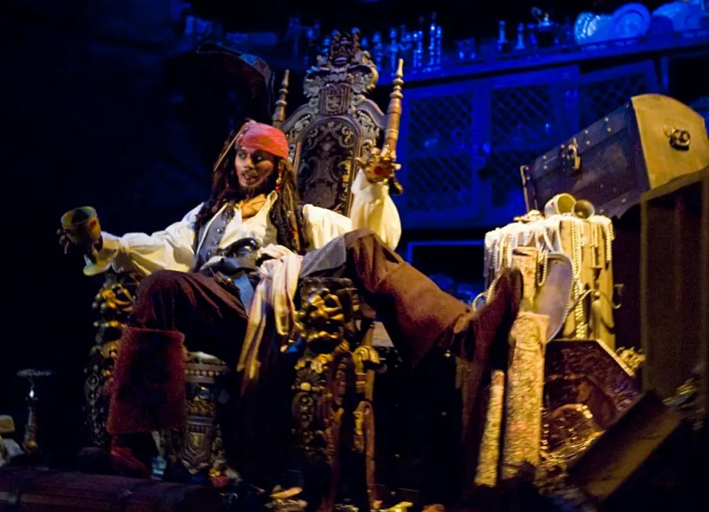 pirates of the caribbean attraction jack sparrow