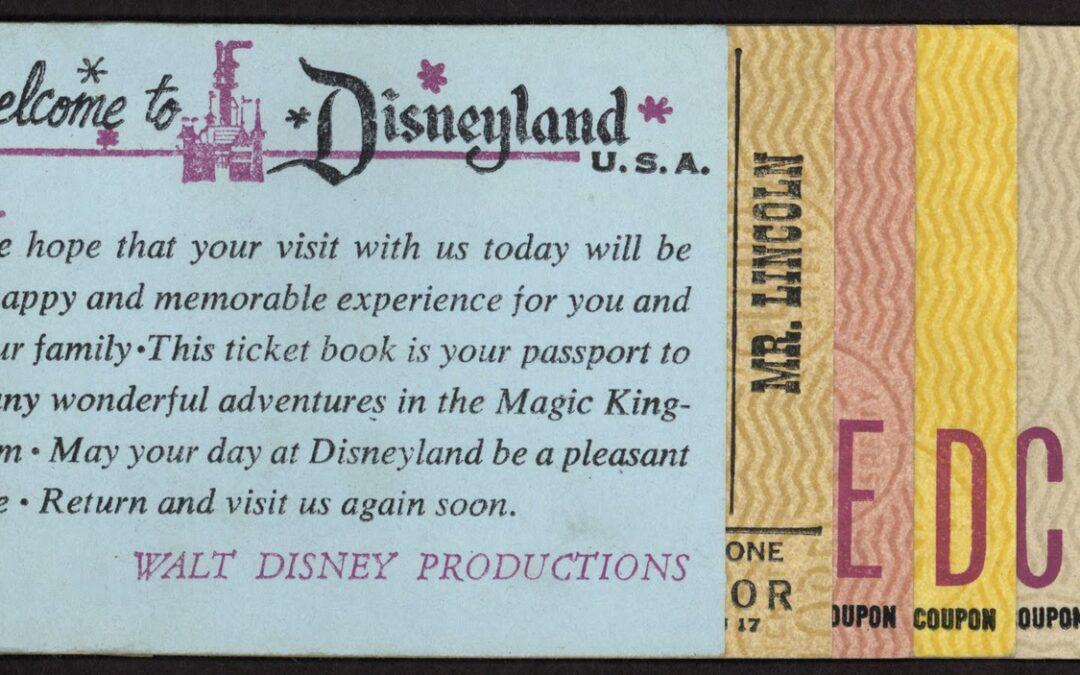 Disney’s First E-Ticket Park Attractions