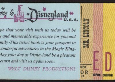 Disney’s First E-Ticket Park Attractions