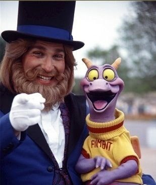 dreamfinder and figment in epcot