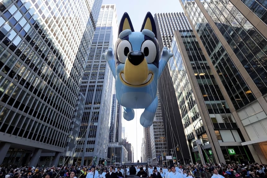 bluey at macy's thanksgiving day parade