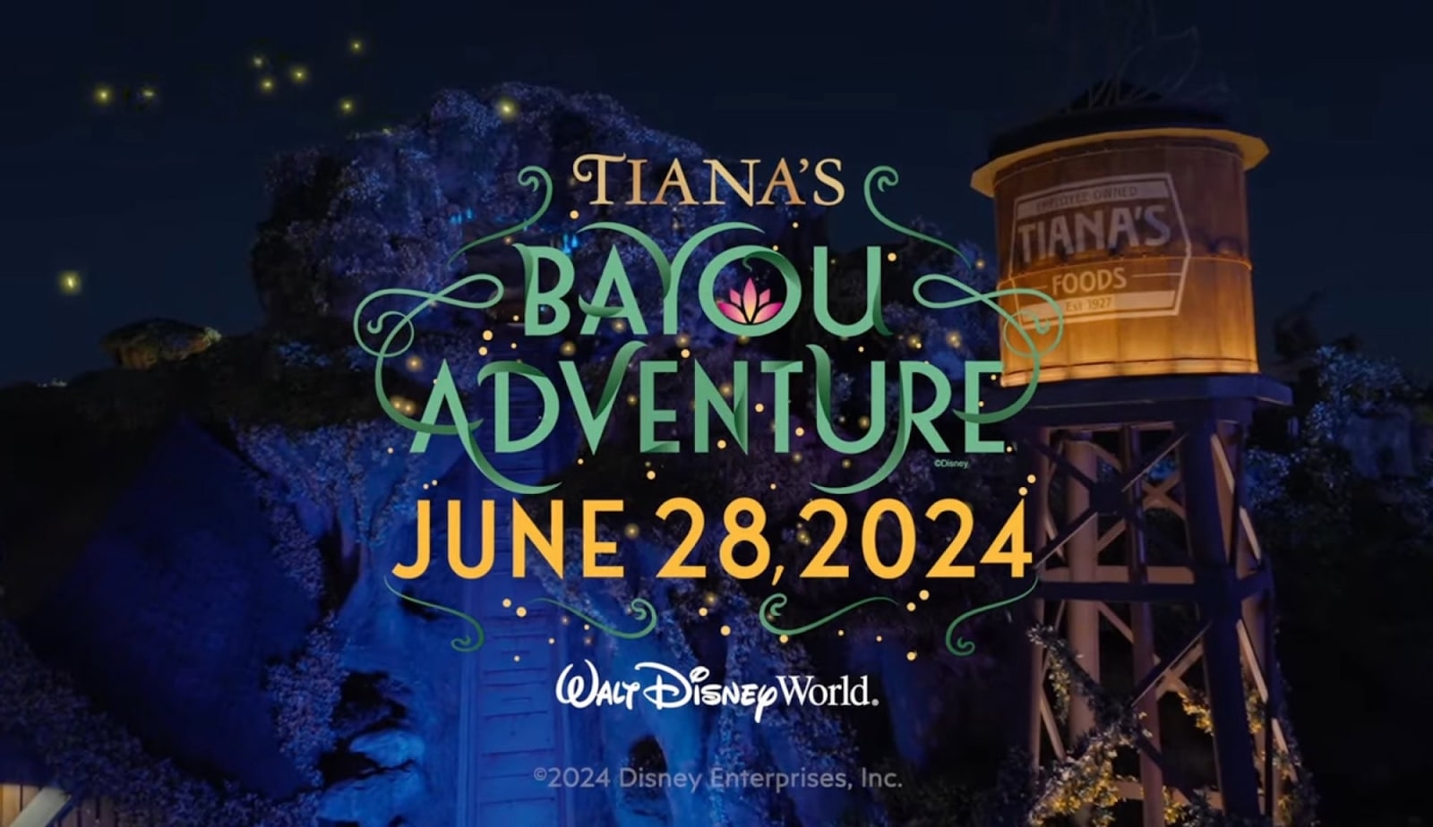 tianas bayou adventure magic kingdom opening date
