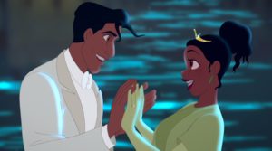 princess and the frog tiana and naveen romantic