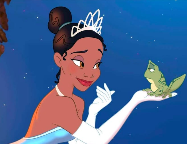 princess and the frog tiana with frog