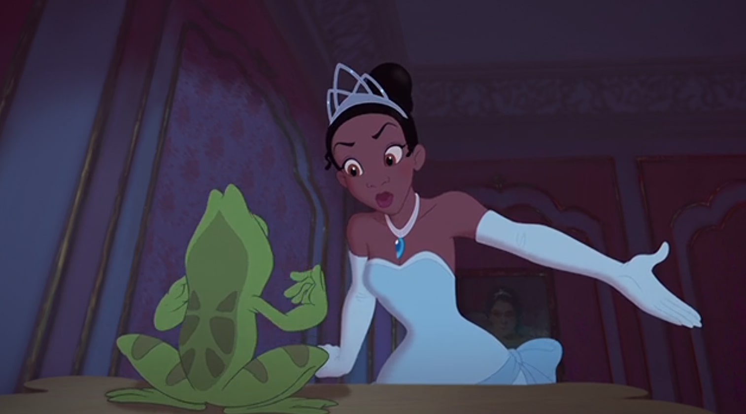 princess and the frog tiana with naveen as frog