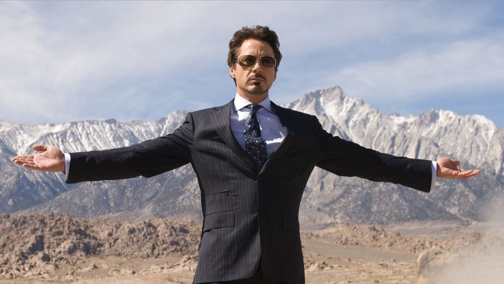 tony stark in middle east mountains