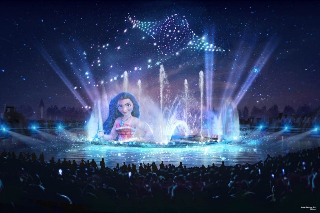 disney adventure world nighttime show concept art