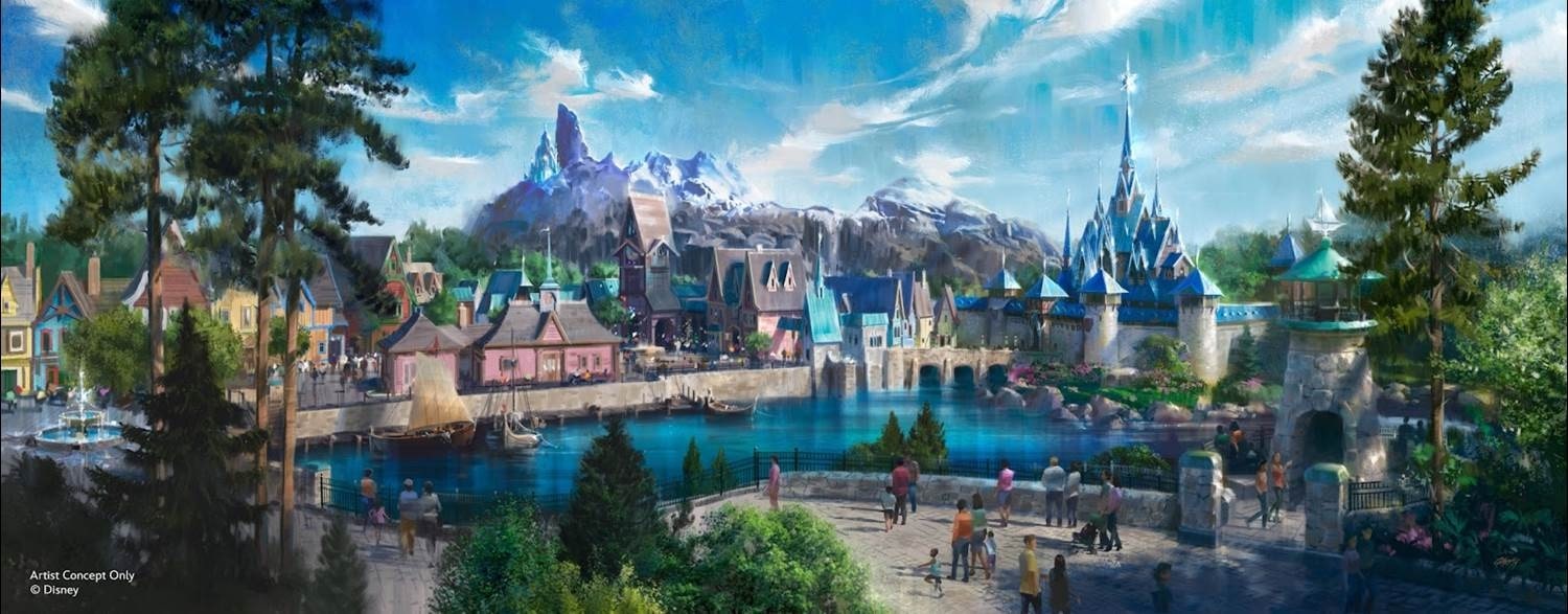 disney adventure world the world of frozen concept art