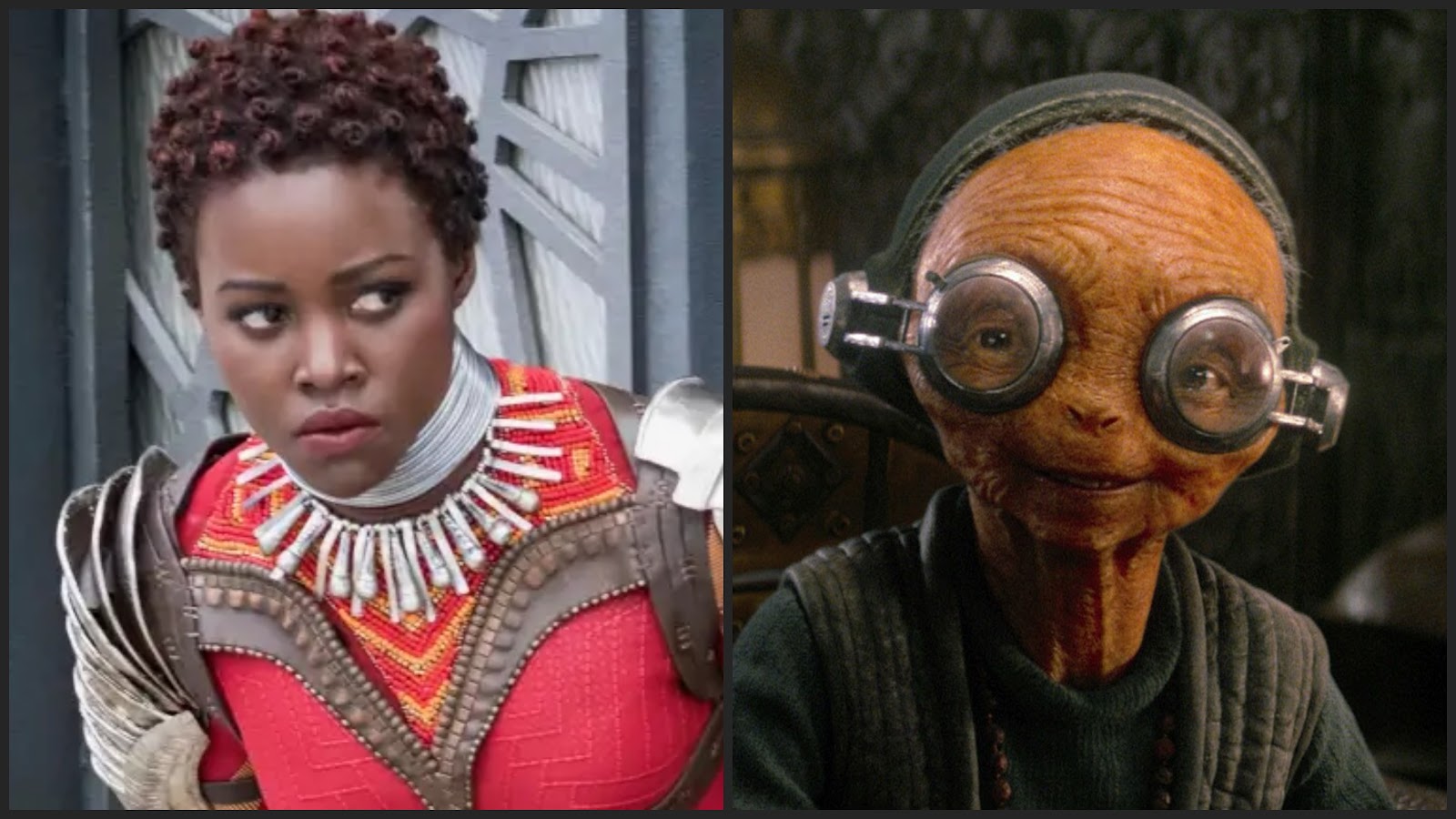 lupita nyong'o as nakia and maz kanata