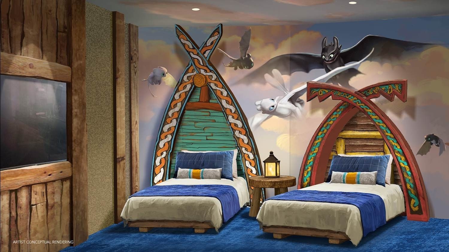 universal helios grand hotel how to train your dragon room concept art