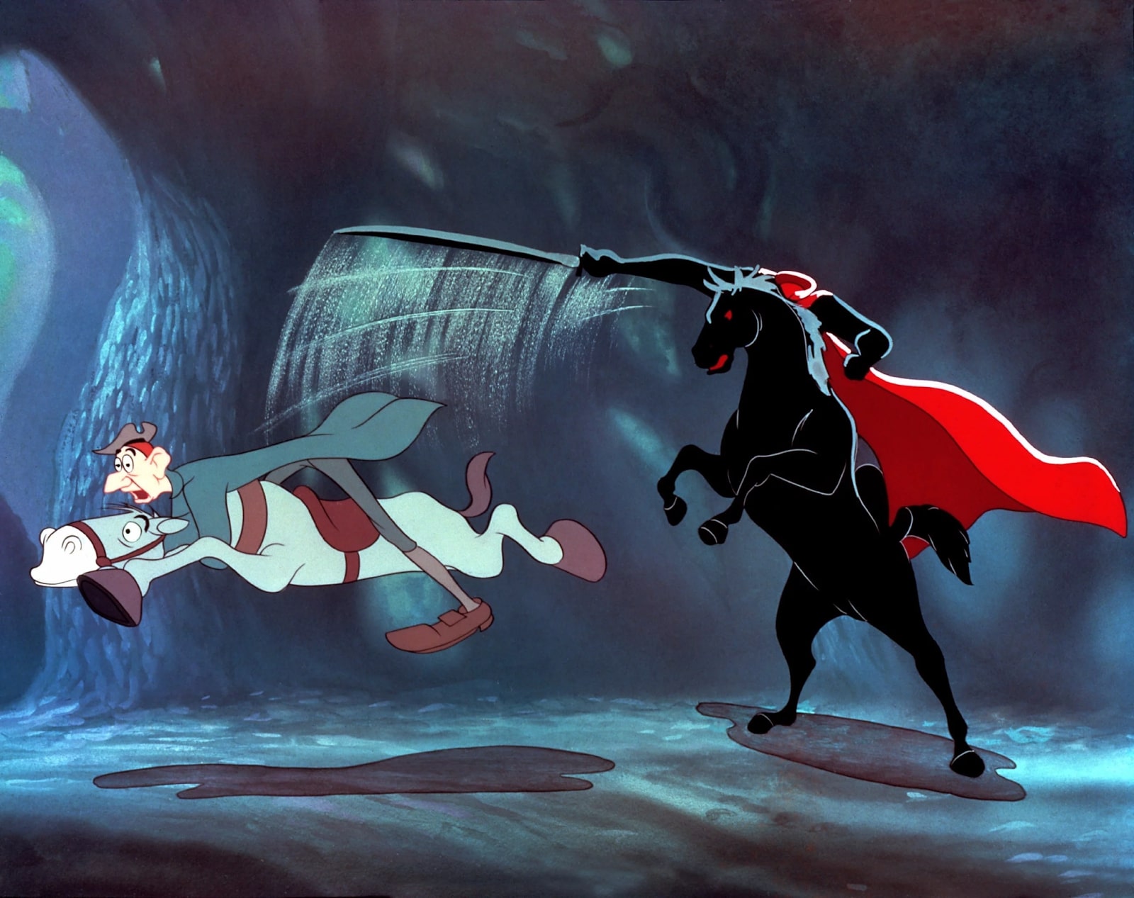 legend of sleepy hollow ichabod crane and headless horseman