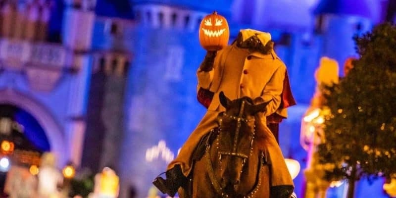 mickey's not so scary halloween party headless horseman