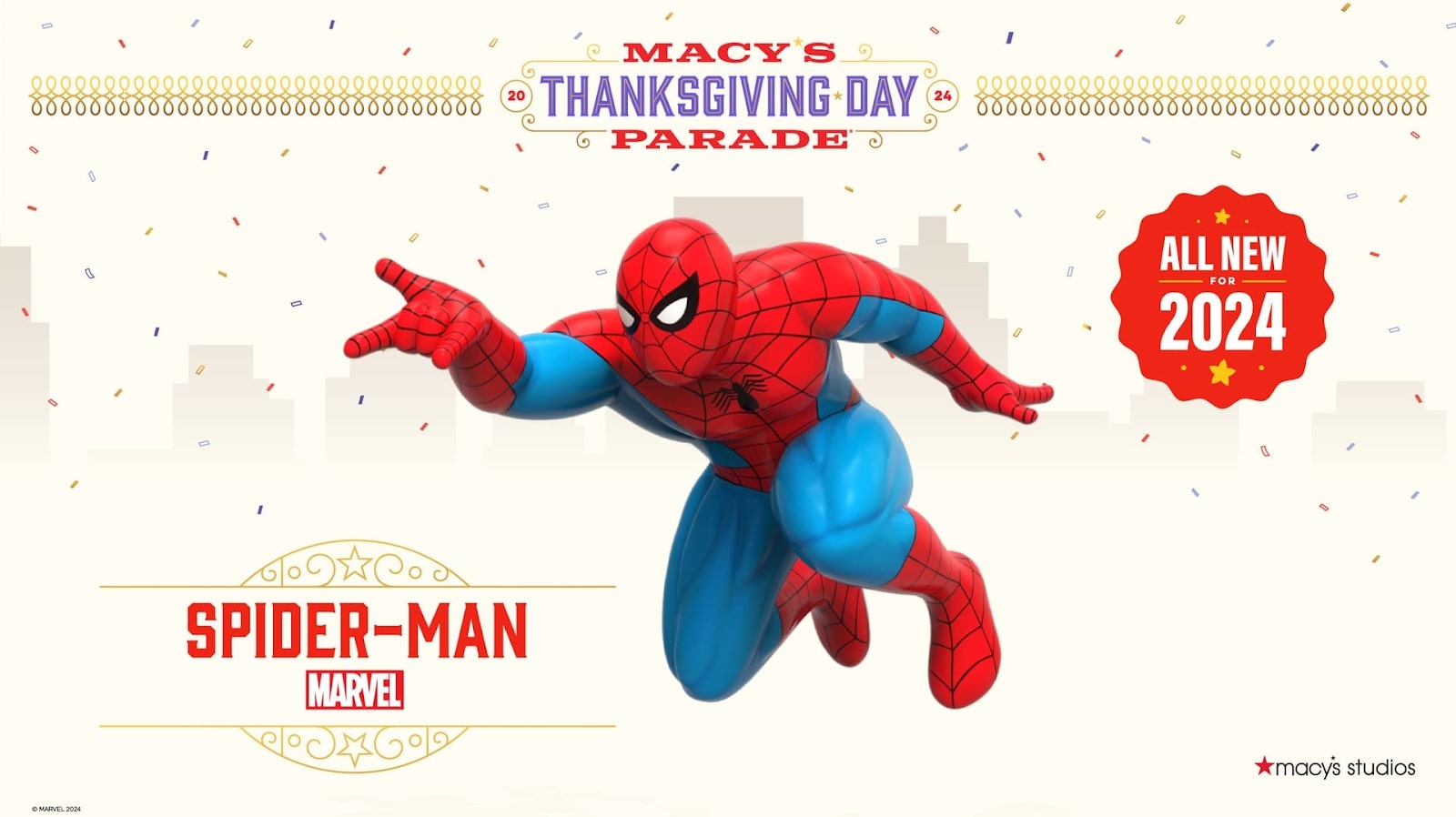 spider man macys balloon 2024