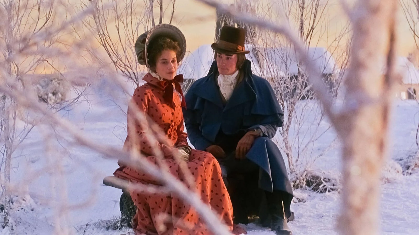 scrooge and belle in christmas past in muppet christmas carol