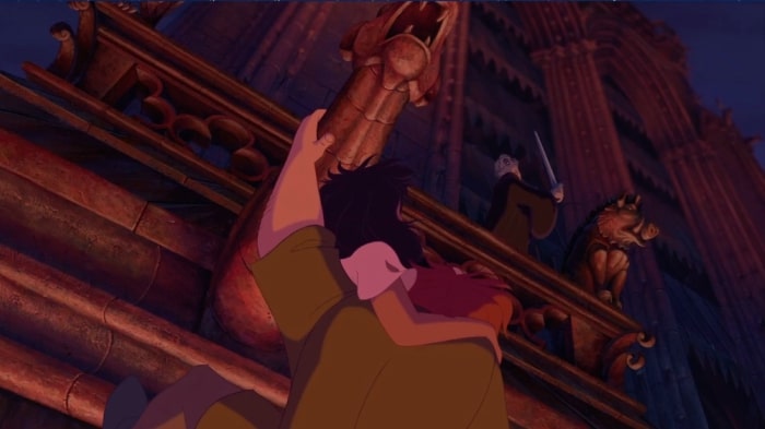 the hunchback of notre dame pumbaa gargoyle