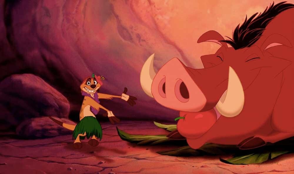 timon and pumbaa hula