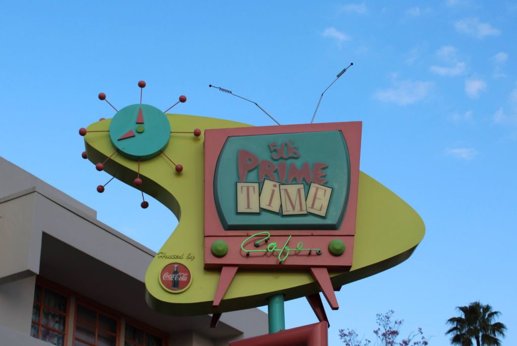 50s prime time cafe sign disneys hollywood studios