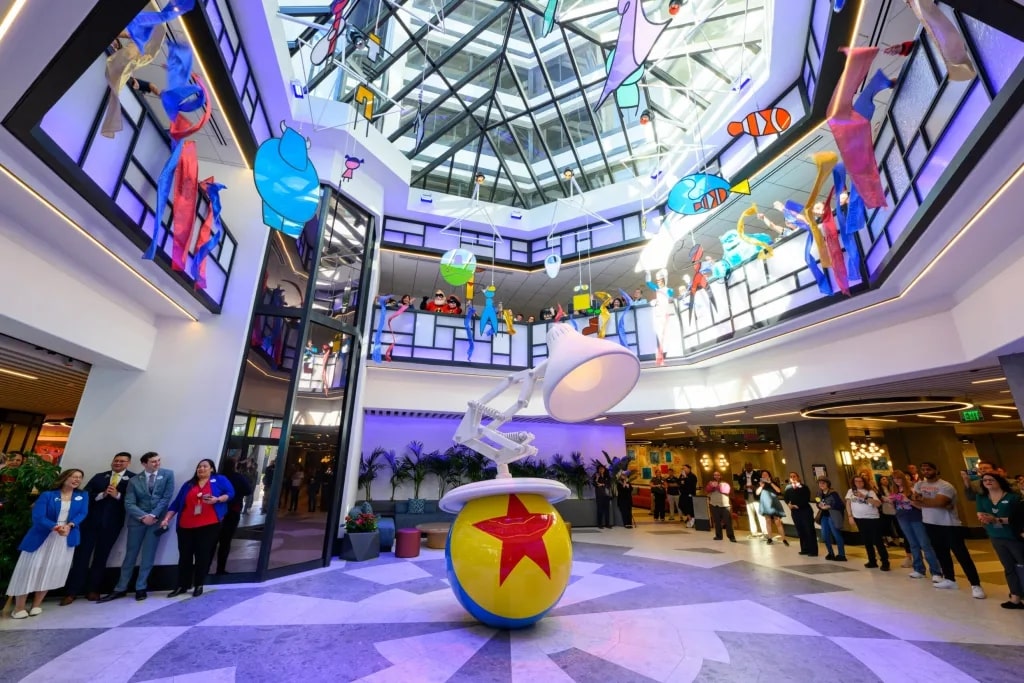 pixar place hotel lobby