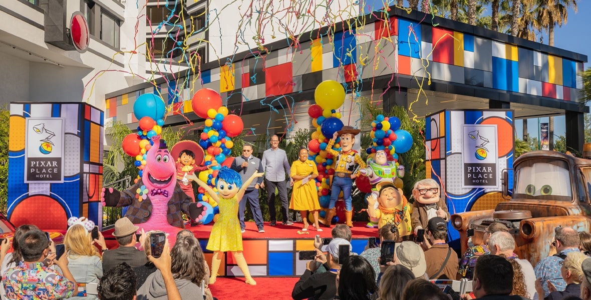 pixar place hotel opening celebration