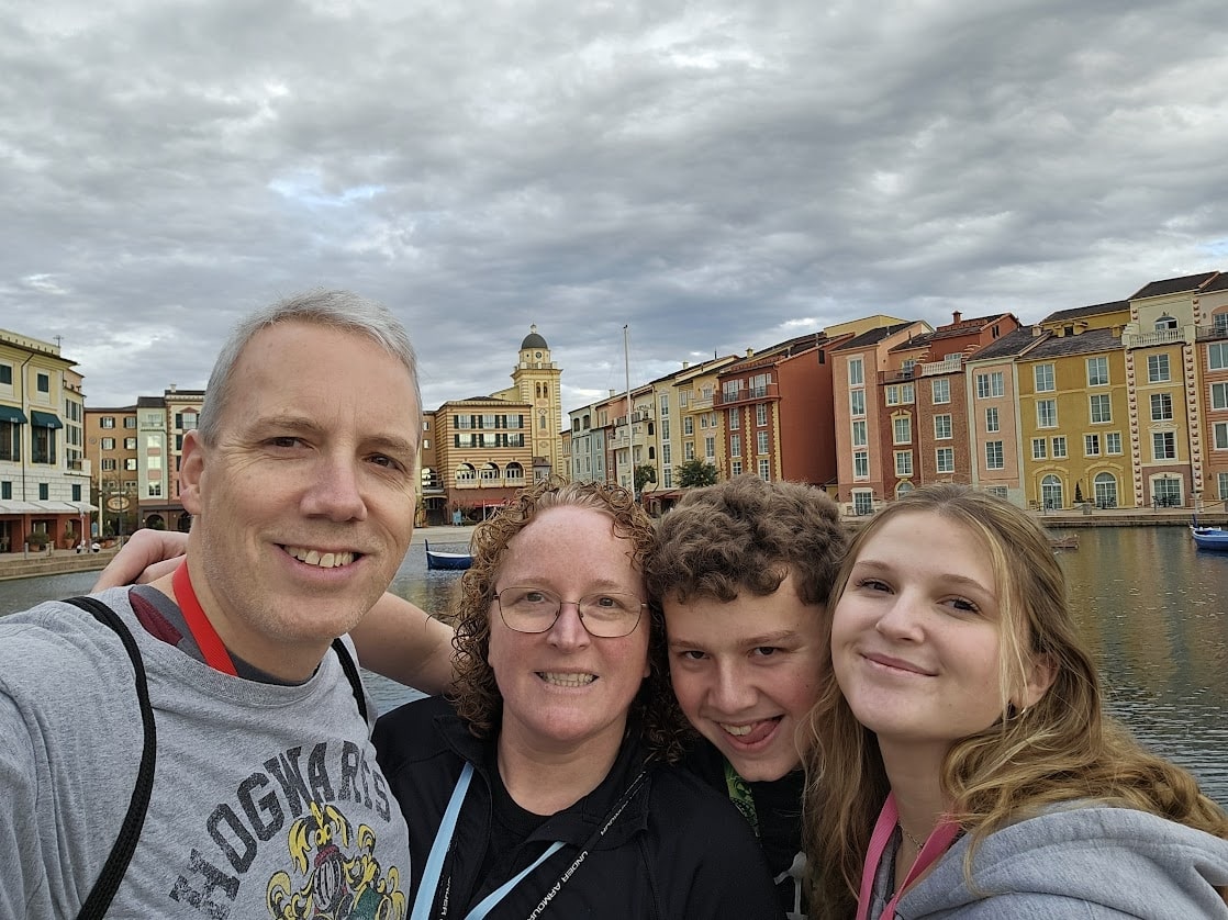 smith family at portofino bay