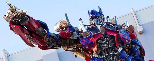 optimus prime in universal studios