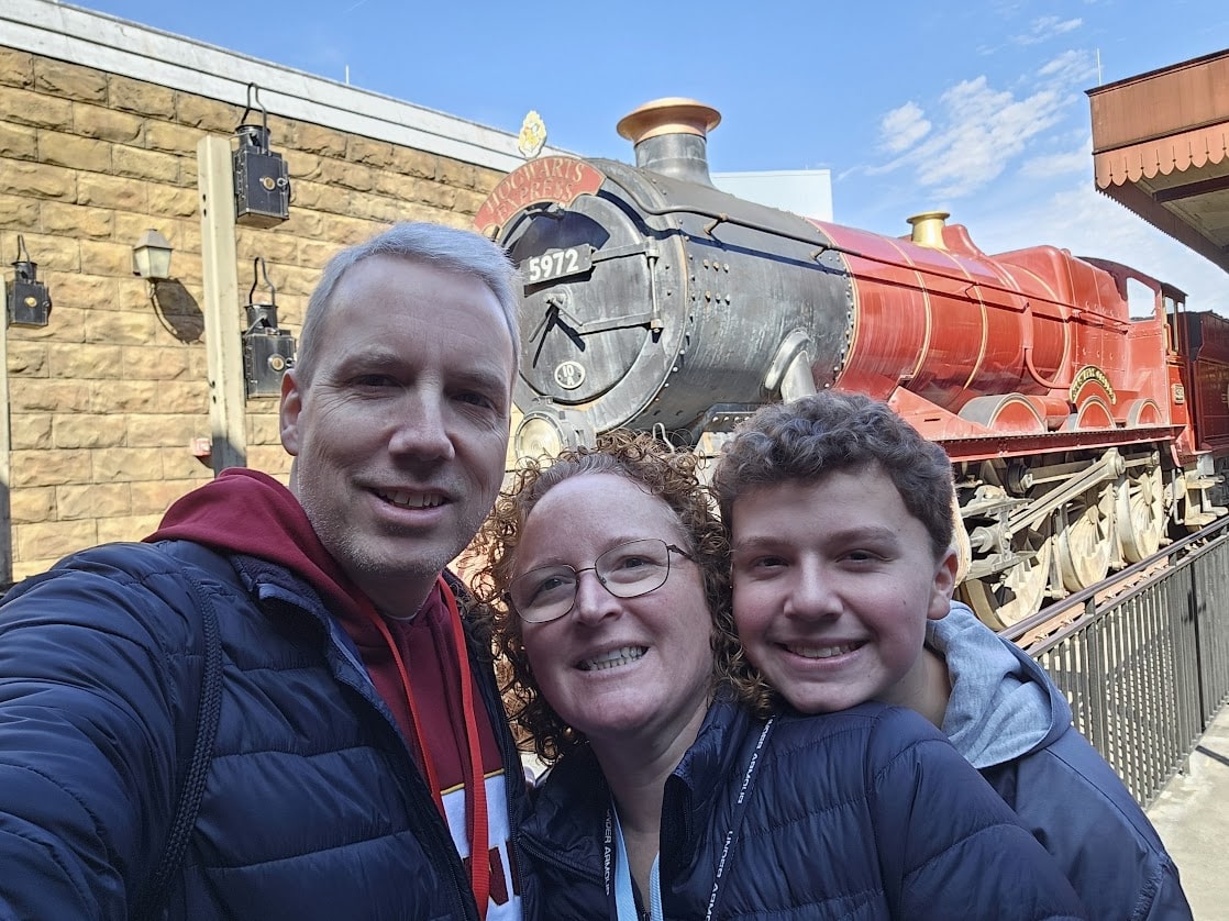 smith family with hogwarts express