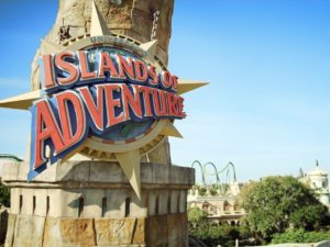 universal islands of adventure entrance sign
