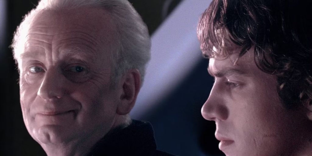 revenge of the sith chancellor palpatine and anakin skywalker