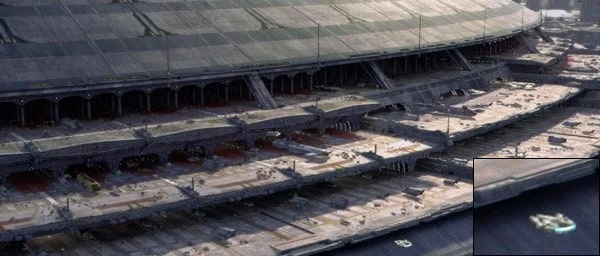 revenge of the sith millennium falcon cameo