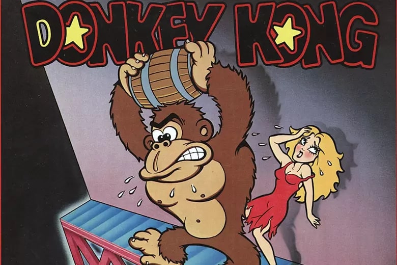 donkey kong arcade poster
