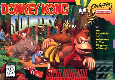 donkey kong country game cover