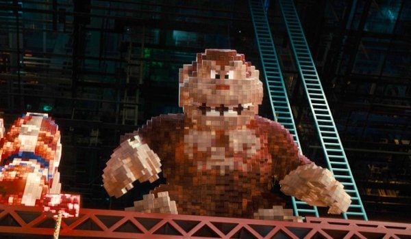 donkey kong in pixels