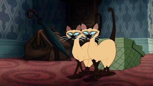 lady and the tramp siamese cats
