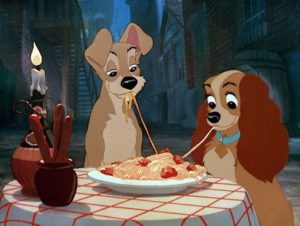 lady and the tramp spaghetti scene