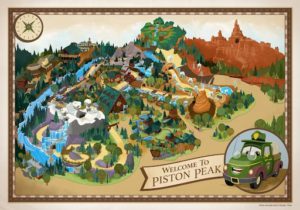 magic kingdom cars piston peak concept art