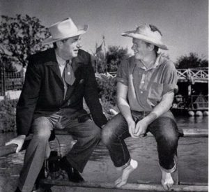 walt disney with tom nabbe as tom sawyer
