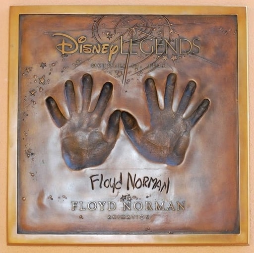 floyd norman disney legend plaque