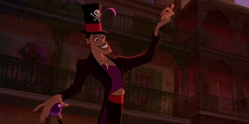 dr. facilier from the princess and the frog