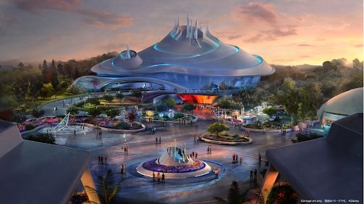 tokyo disneyland space mountain refurb concept art