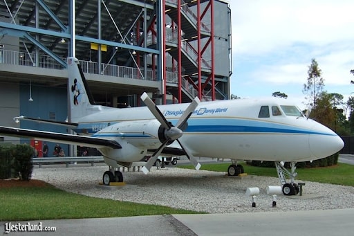 walt's plane in hollywood studios backlot tour