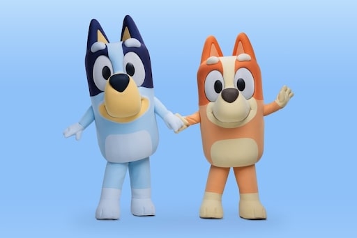 bluey and bingo disney meet and greet
