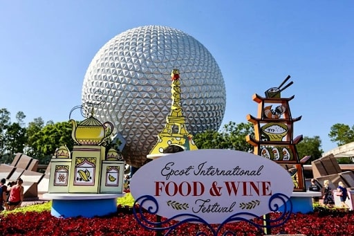 epcot food and wine festival spaceship earth