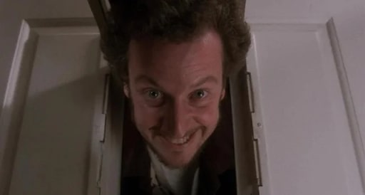 home alone marv doggie door