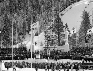 1960 squaw valley winter olympics venue at opening ceremony