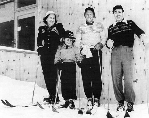 disney family skiing with hannes schroll