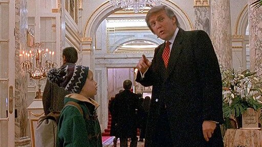 donald trump and macauley culkin home alone 2