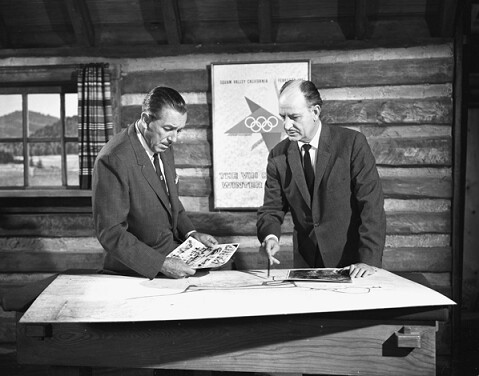 walt disney and john hench planning 1960 squaw valley winter olympics